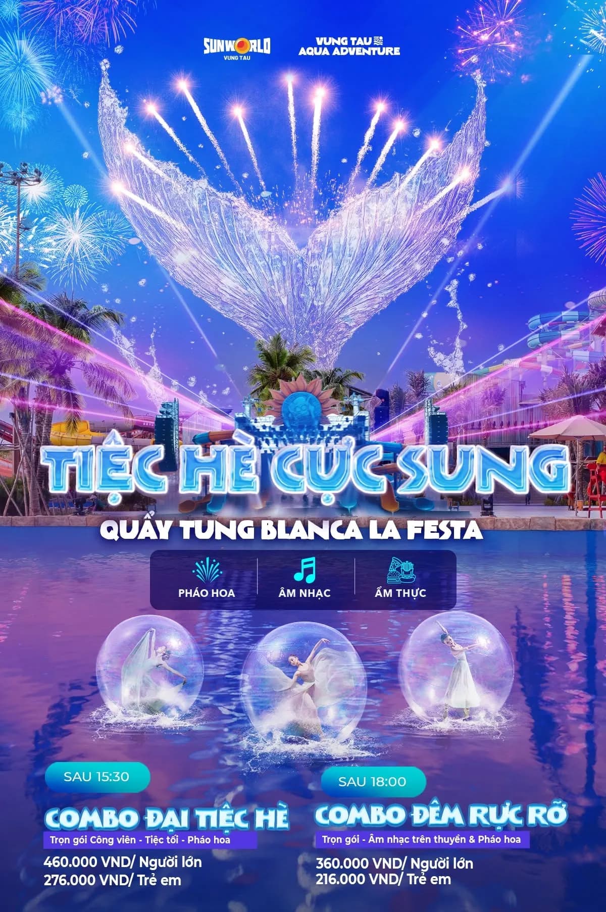 Hình ảnh Vé Đêm Rực Rỡ - Sun World Vũng Tàu (Thứ 6, 7 Hằng Tuần)