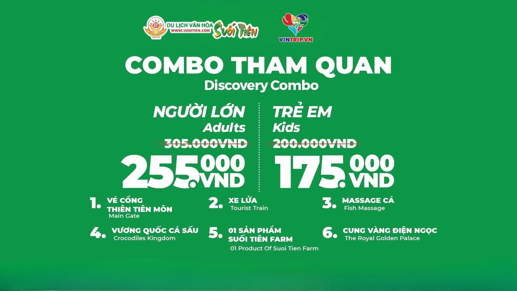 Hình ảnh Vé Combo Tham Quan Công Viên Văn Hoá Suối Tiên